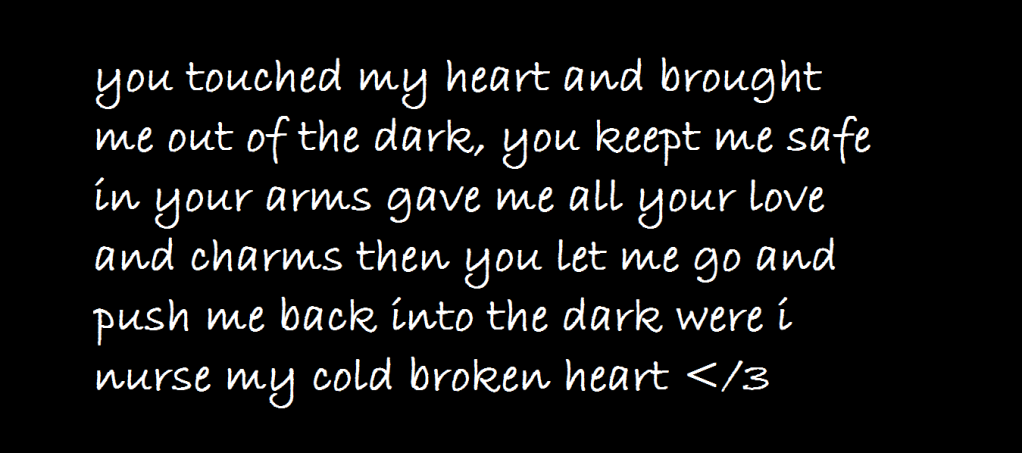 emo quotes about broken hearts. emo quotes :: someone to love?