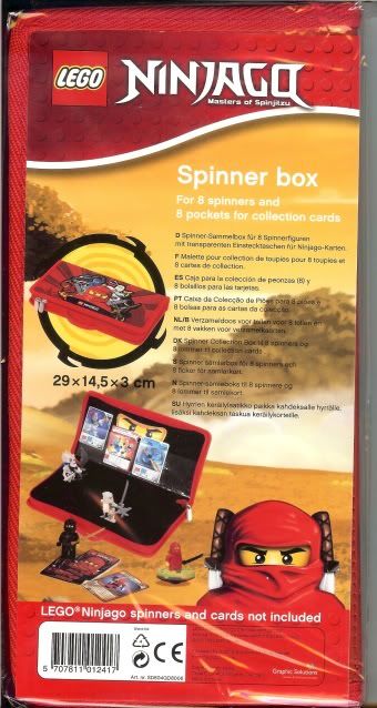 LEGO Ninjago Spinner Box Storage Case Holder for 8 Spinners + Collector Card NEW | eBay