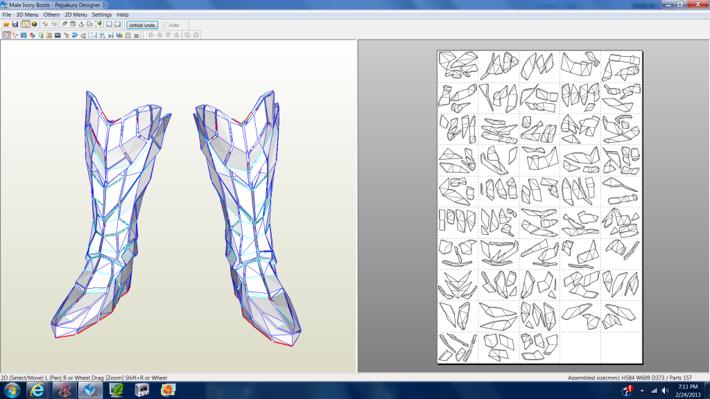 Pepakura+Boots Download Link: http://www.4shared.com/file/d0vAcEFS...ory_Boots.html
