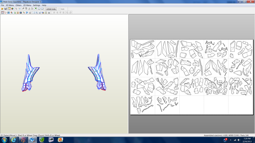 Pepakura+Boots Download Link: http://www.4shared.com/file/c0Y_o1yF...Gauntlets.html