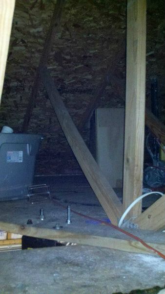 Strengthening Up Ceiling Rafters In Garage Terry Love