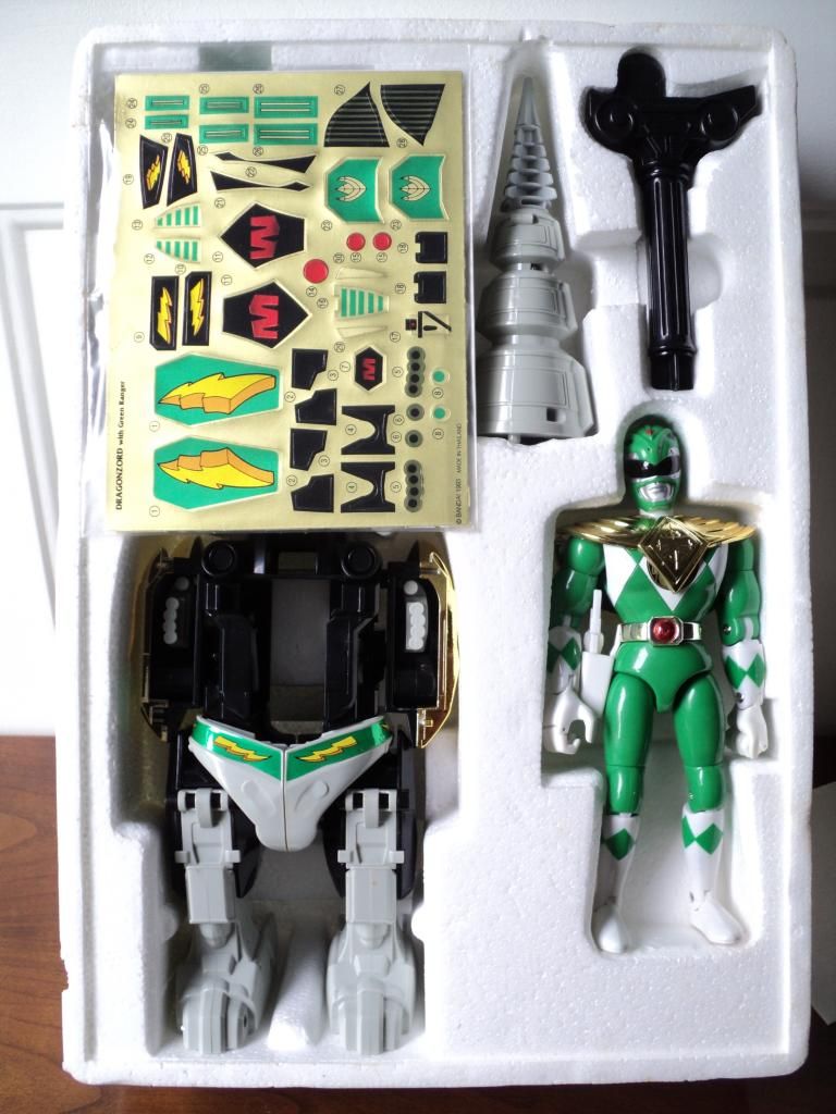 mighty morphin power rangers dragonzord toy