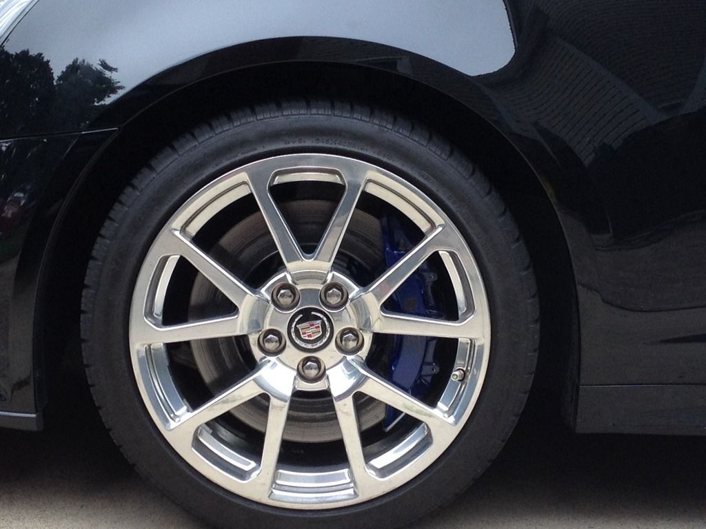 painted calipers blue Cadillac CTSV Forum