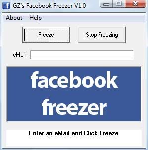 Hack Facebook account by Facebook Freezer