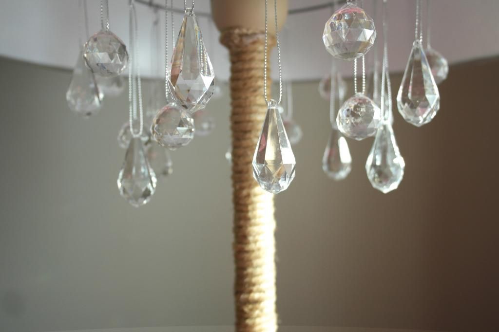 DIY chandelier lamp photo 