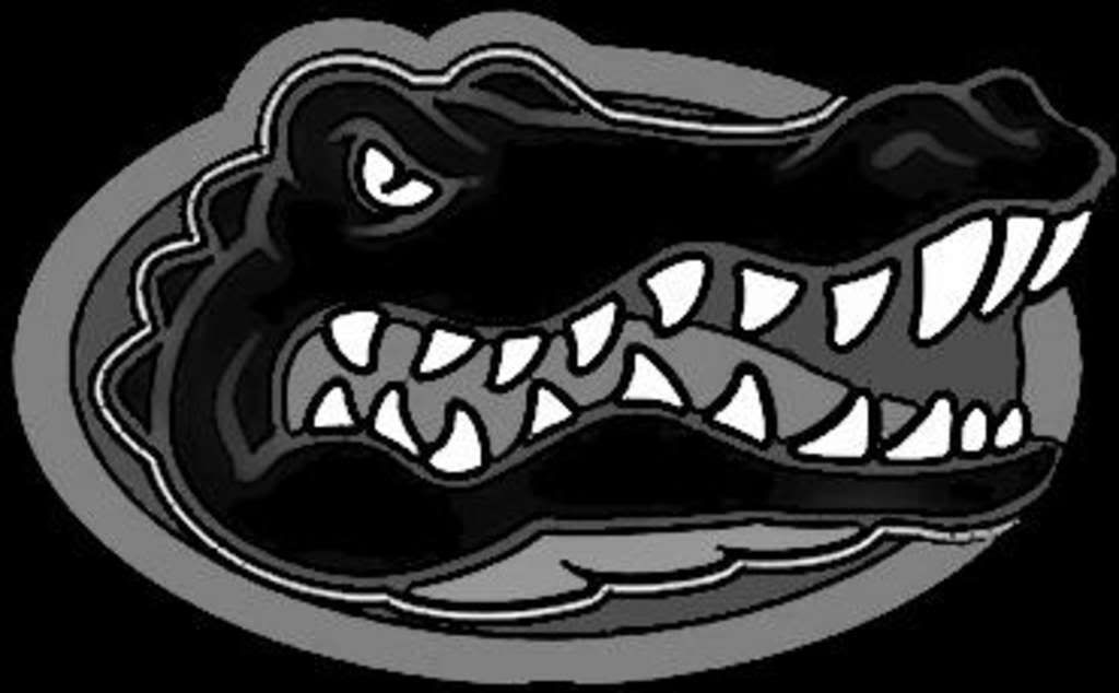 Black N White Gator Logo Photo by brockmanfla Photobucket