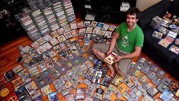 friki papa coleccion videojuegos gammer