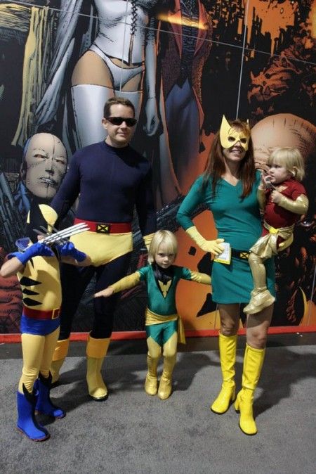 familia xmen cosplay friki