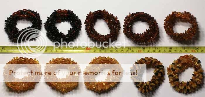 Baltic Amber Baby Bracelets 16 cm 6 inch   Lot   50  